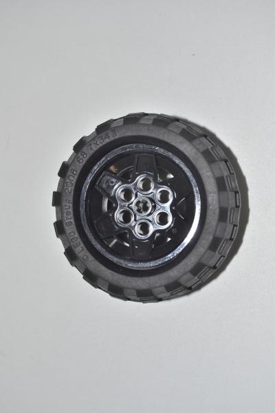 LEGO Rad Reifen Felge schwarz Black Wheel Black Wheel 43.2x26mm 68.7x34 56908c02