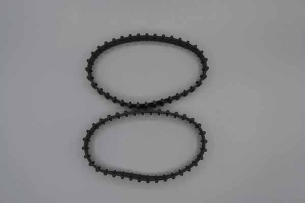 LEGO 2 x Gummikette schwarz Black Tread Large Non-Technic 36 tread links x1681