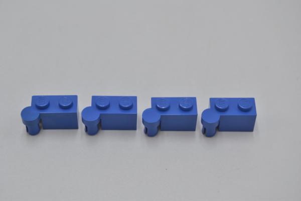 LEGO 4 x Schanier Gelenkstein blau Blue Hinge Brick 1x4 Swivel Top 3830