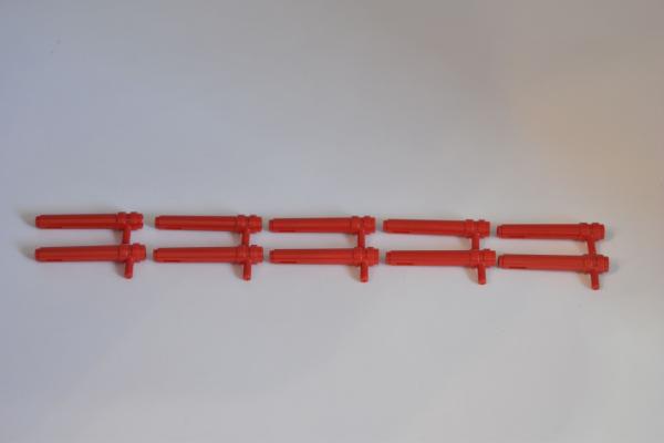 LEGO 10 x Zylinder m. Griff rot Red Cylinder 1x5 1/2 with Bar Handle 87617