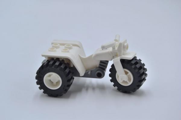 LEGO Quad Trike Motorrad weiÃŸ White Tricycle Chassis and Wheel 30187c06