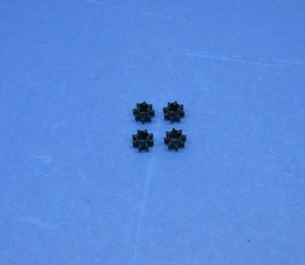 LEGO 5 x Zahnrad ZahnrÃ¤der 8 ZÃ¤hne schwarz Black Technic Gear 8 Tooth 3647