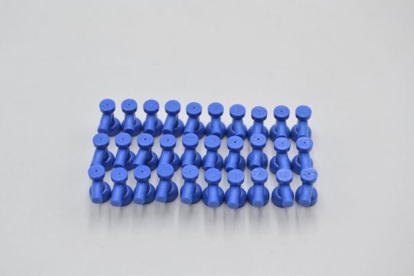 LEGO 30 x Wasserhahn blau Blue Tap 1x1 without Hole in Nozzle End 4599b