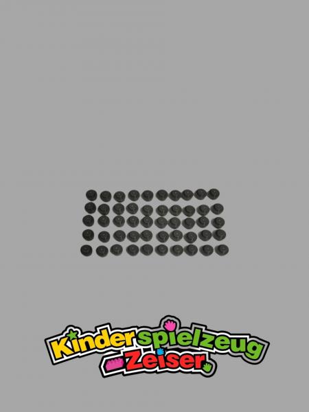 LEGO 50 x Platte rund neues dunkelgrau Dark Bluish Gray Plate Round 1x1 4073