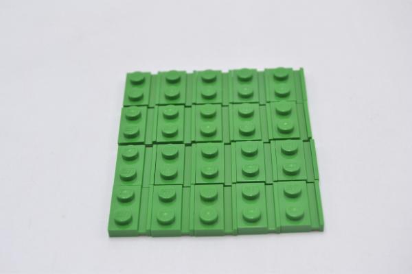 LEGO 20 x Platte FÃ¼hrungsschiene grÃ¼n Green Plate Modified 1x2 Door Rail 32028