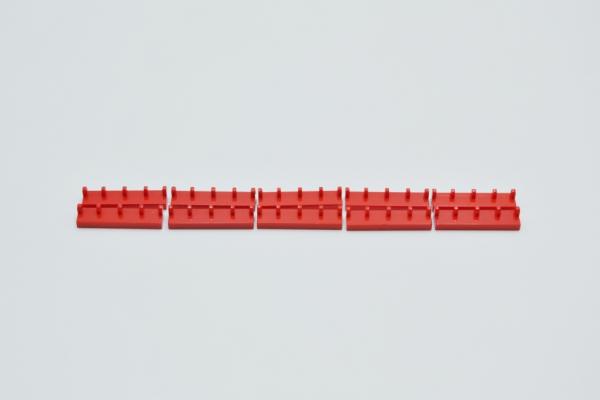 LEGO 10 x Scharnierplatte Halterung 5 Finger rot Red Hinge Tile 1x4 4625