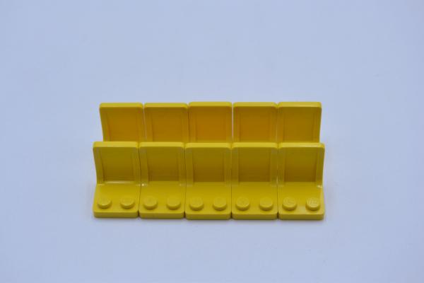 LEGO 10 x Sitz Sitze Stuhl gelb Yellow Utensil Seat Chair 2x2 4079