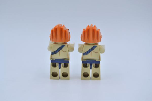 LEGO 2 x Figur Minifigur Legends of Chima Leonidas loc017 aus Set 70102 70006