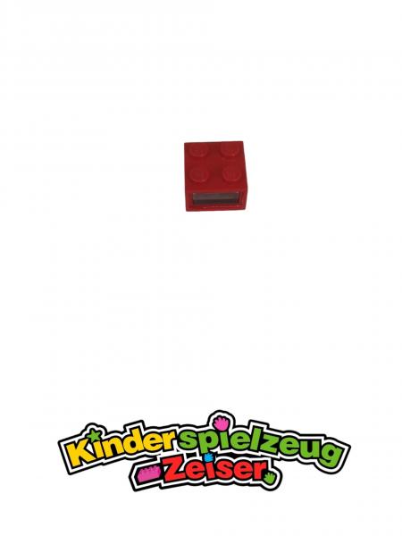 LEGO Lichtstein rot Red Electric Light Brick 4.5V 2x2 2 Plug Holes 08010cc01