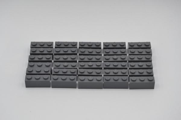 LEGO 30 x Basisstein neues dunkelgrau Dark Bluish Gray Brick 1x3 3622