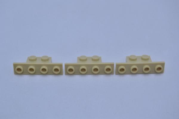 LEGO 3 x Platte Winkelplatte beige Tan Bracket 1x2 1x4 2436