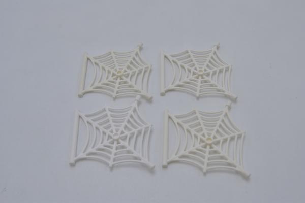 LEGO 4 x Spinnennetz weiÃŸ White Spider Web with Bar 90981