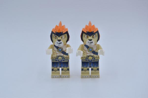LEGO 2 x Figur Minifigur Legends of Chima Leonidas loc017 aus Set 70102 70006