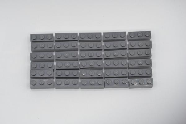 LEGO 30 x Basisstein neues dunkelgrau Dark Bluish Gray Brick 1x3 3622