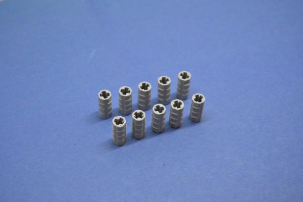 LEGO 10 x Technik Verbinder DistanzhÃ¼lsen neuhell grau technic connector 6538b