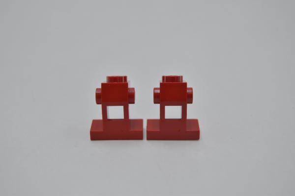 LEGO 2 x Lenkstand Bedienfeld rot Red Minifigure Utensil Control Panel 2342