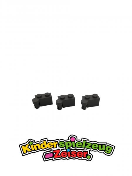 LEGO 3 x Scharnier alt dunkelgrau Dark Gray Hinge Brick 1x4 Swivel Top 3830