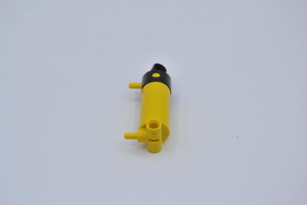 LEGO Kolben Zylinder gelb Yellow Pneumatic Cylinder with 2 Inlets 48mm 47224c01