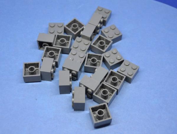 LEGO 25 x Basisstein neues dunkelgrau Dark Bluish Gray Brick 2x2 3003