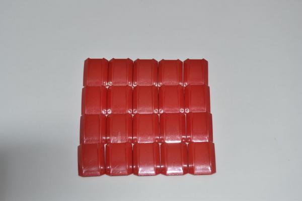 LEGO 20 x Motorhaube gebogen rot Red Slope Curved 2x2 Lip 30602