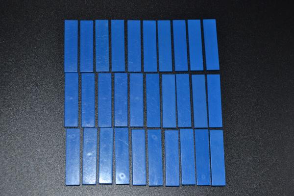 LEGO 30 x Fliesen 1x4 blau blue flat tile slab 2431 243123