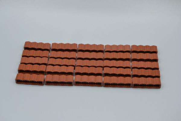 LEGO 25 x Palisadensteine rotbraun Reddish Brown Brick Modified 1x4 Log 30137