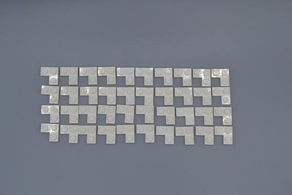 LEGO 40 x Eckplatte Ecke flach weiÃŸ White Plate 2x2 Corner 2420