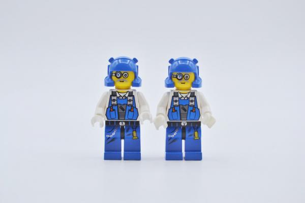 LEGO 2 x Figur Minifigur pm007 Brains Power Miners aus Set 8957