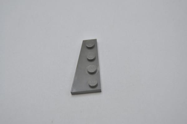 LEGO FlÃ¼gelplatte links alt dunkelgrau Dark Gray Wedge Plate 4x2 Left 41770