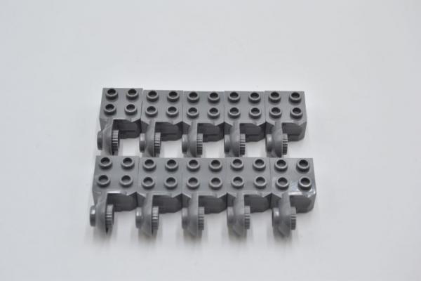 LEGO 10 x Rotation Gelenk neues dunkelgrau Dark Bluish Gray Technic Brick 48171