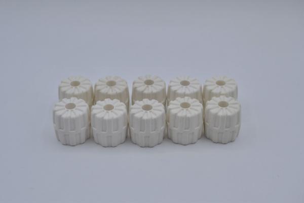 LEGO 10 x Rad RÃ¤der Hartplastik weiÃŸ White Wheel Hard Plastic Small 22x24 6118