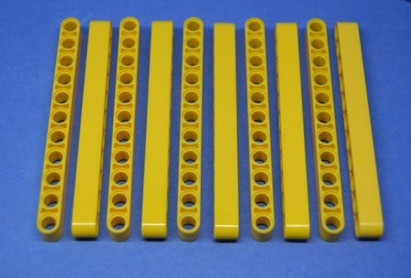 LEGO 10 x Technik Liftarm 1x11 gelb Yellow Technic Liftarm 1x11 Thick 32525