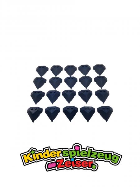 LEGO 20 x Keilstein Dachstein dunkelblau Dark Blue Wedge 4x4 Pointed 22391