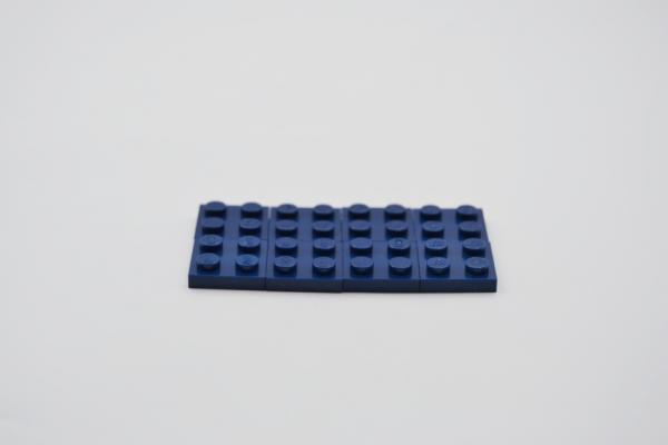 LEGO 8 x Basisplatte dunkel blau Dark Blue Basic Plate 2x2 3022 6037890