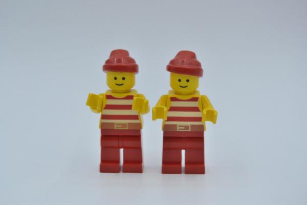 LEGO 2 x Figur Minifigur pi046 Pirates I Figur Pirat aus Set 6255 6267