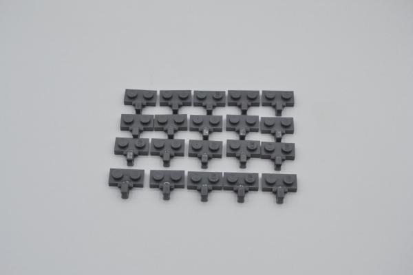 LEGO 20 x Scharniere neues dunkelgrau Dark Bluish Gray Hinge 1x2 Locking 44567