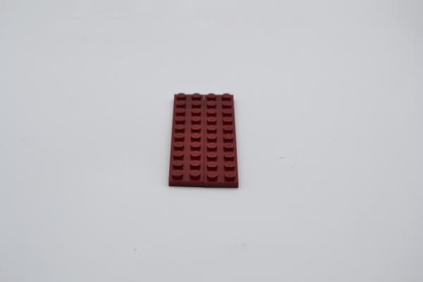 LEGO 2 x Basisplatte dunkelrot Dark Red Basic Plate 2x10 3832 4223849