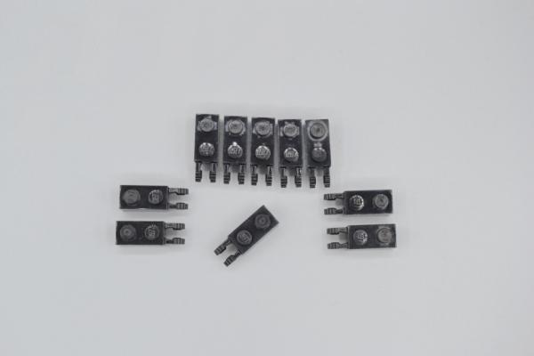 LEGO 10 x Rasterscharnier 1x2 schwarz black hinge 30365 4129975 4144502