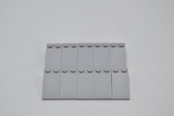 LEGO 10 x Dachstein Dachziegel neuhell grau Light Bluish Gray Slope 18 4x2 30363