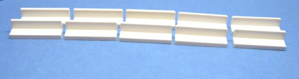 LEGO 10 x Paneele Sitzbank Winkel Wand weiÃŸ White Panel 1x4x1 30413