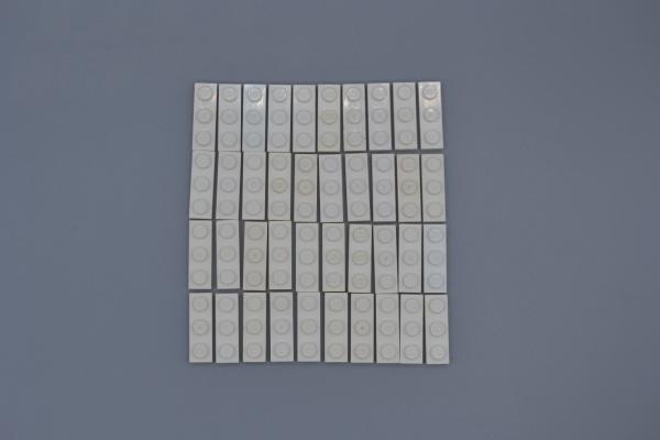 LEGO 40 x Basisplatte Bauplatte Grundplatte weiÃŸ White Basic Plate 1x3 3623 