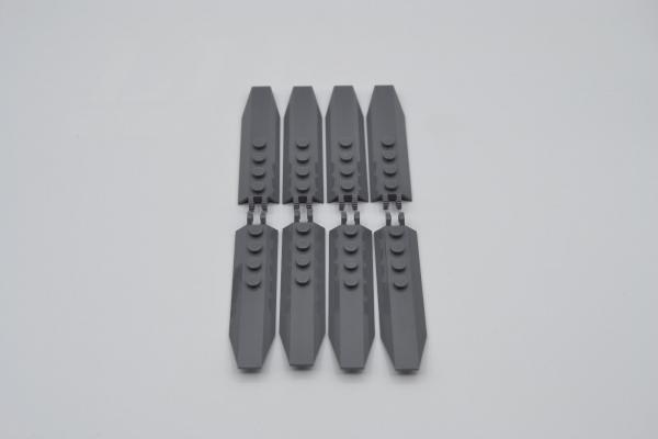 LEGO 8 x Propeller Rotor neues dunkelgrau Dark Bluish Gray Hinge Plate 1x3 30407