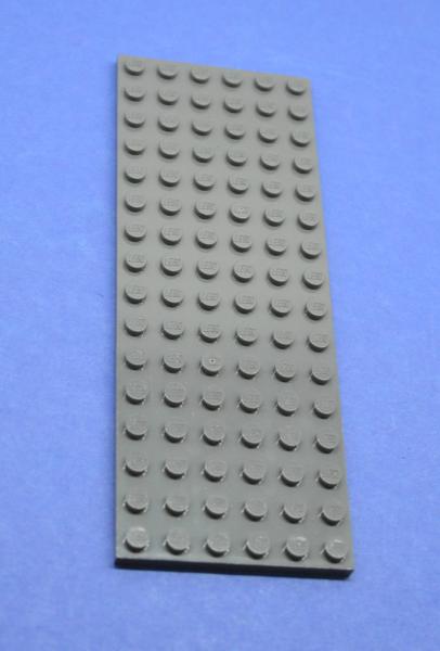 LEGO Basisplatte neues dunkelgrau Dark Bluish Gray Plate 6x16 3027 4226358
