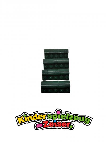 LEGO 20 x Bogenstein dunkelgrÃ¼n Dark Green Slope Curved 2x1x1 13 6091