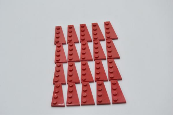 LEGO 20 x FlÃ¼gelplatte rechts rot Red Wedge Plate 4x2 Right 41769