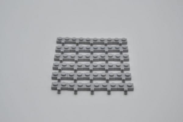 LEGO 30 x Platte Clip neuhell grau Light Bluish Gray Plate 1x2 Clip Side 11476 
