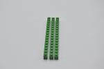 LEGO 3 x Basisstein Grundbaustein grÃ¼n Green Basic Brick 1x16 2465