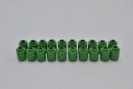 LEGO 20 x Stein offen rund grÃ¼n Green Brick Round 1x1 Open Stud 3062b