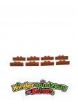 LEGO 8 x Platte Winkelplatte Halterung Orange Bracket 1x2 1x4 2436