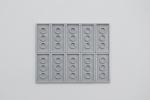 LEGO 10 x Fliese Kachel neuhell grau Light Bluish Gray Tile 2x4 87079 4560183